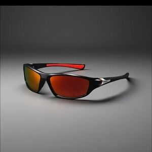 Stylish Black and Amber Polarized Sunglasses